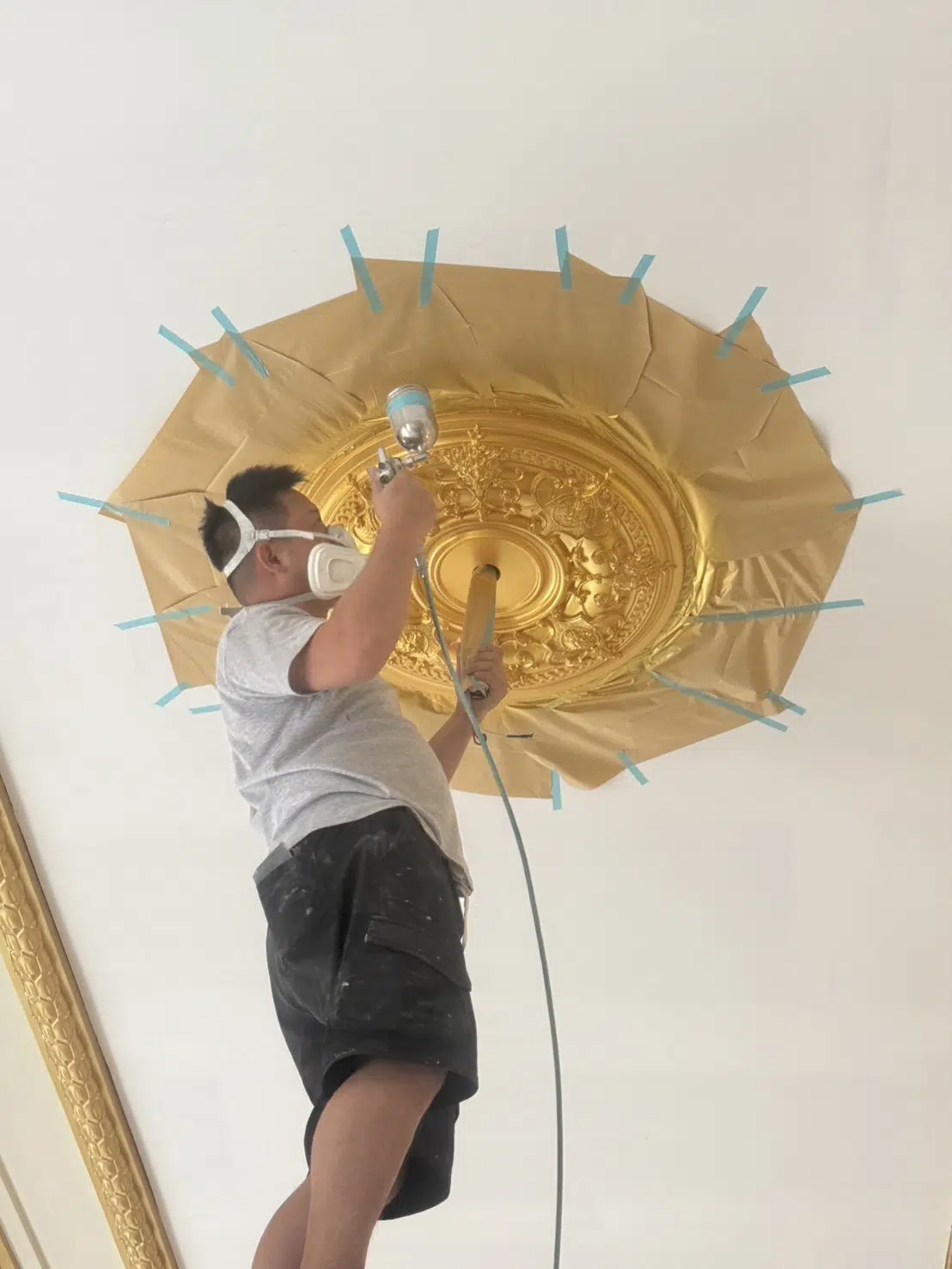 大鑫油漆&言隆油漆:新竹寶山吊車大王「白宮」指定工班