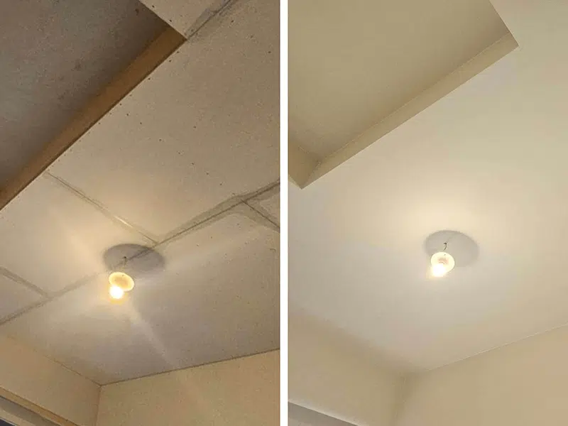 天花板整平油漆